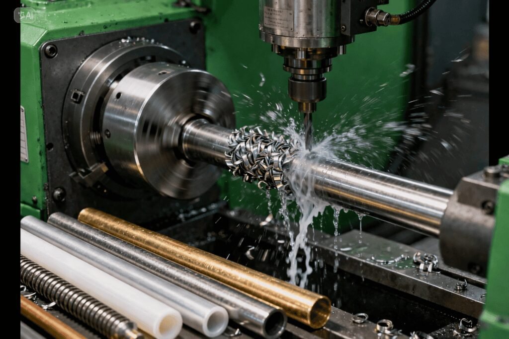 CNC TORNA İLE HANGİ MALZEMELER İŞLENİR?